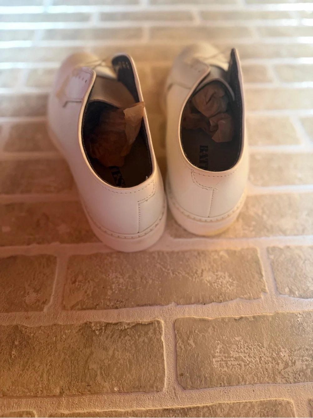 Bates Lites White Leather Oxford Uniform Shoes Brand New Size 11.5